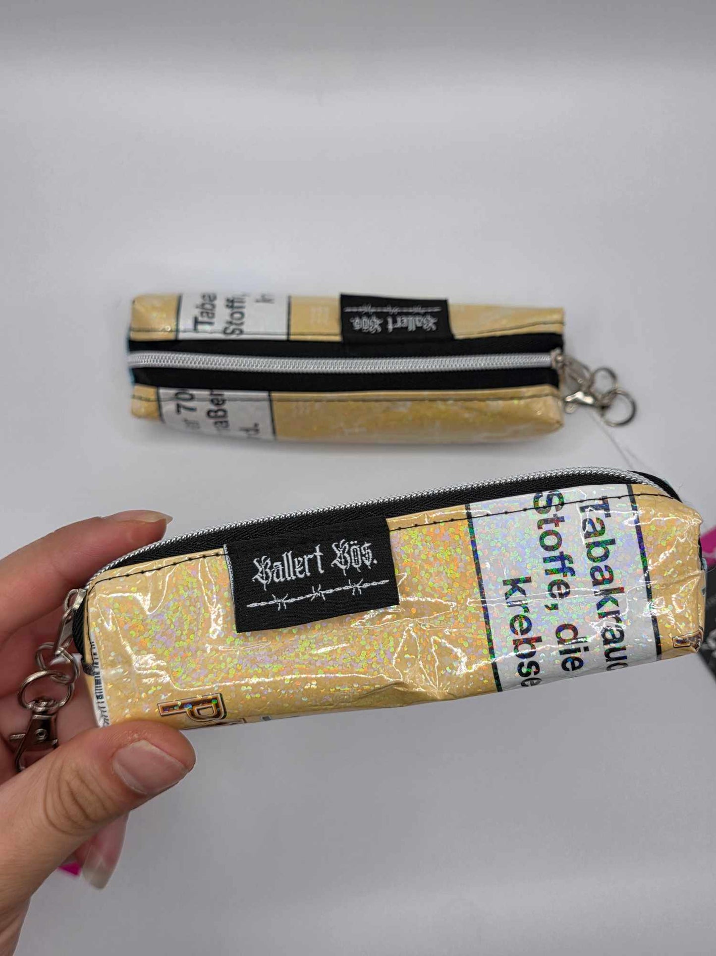 ✨️Holo✨️ Mini Boxy Bag Charm, Joint-Carry-Bag - Upcycled, verschiedene Farben