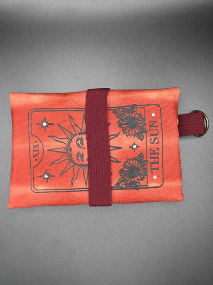 TT13.9 Tabacco pouch, Tarot cards - Rhinestones