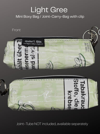 Mini Boxy Bag Charm, Joint-Carry-Bag - Upcycled