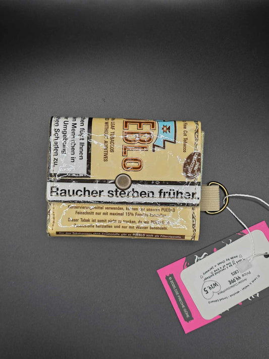 W14.5 wallet - upcycled, cats