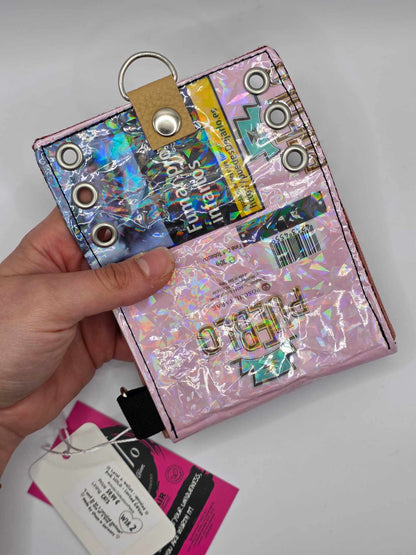 W18.2 wallet - upcycled ✨️holo glas✨️