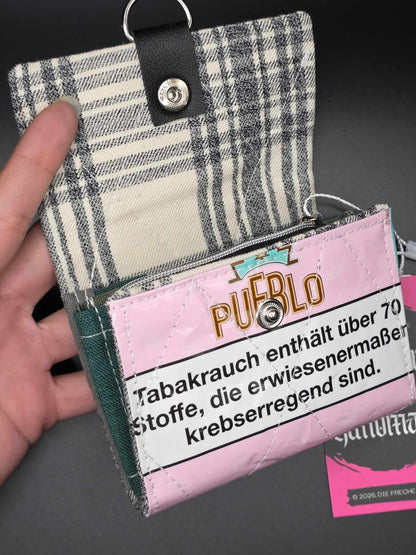 W22.8 *B-Ware* Geldbeutel - upcycled, mit Kartenfächer