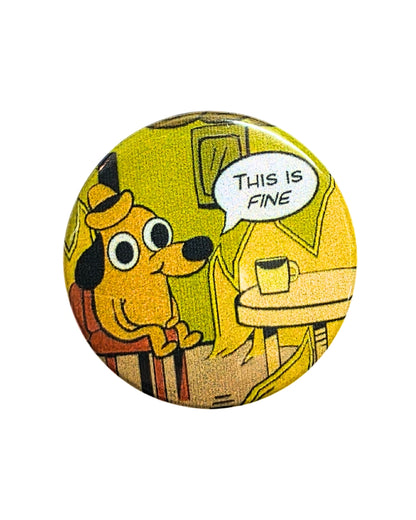 Pin buttons, 32 mm