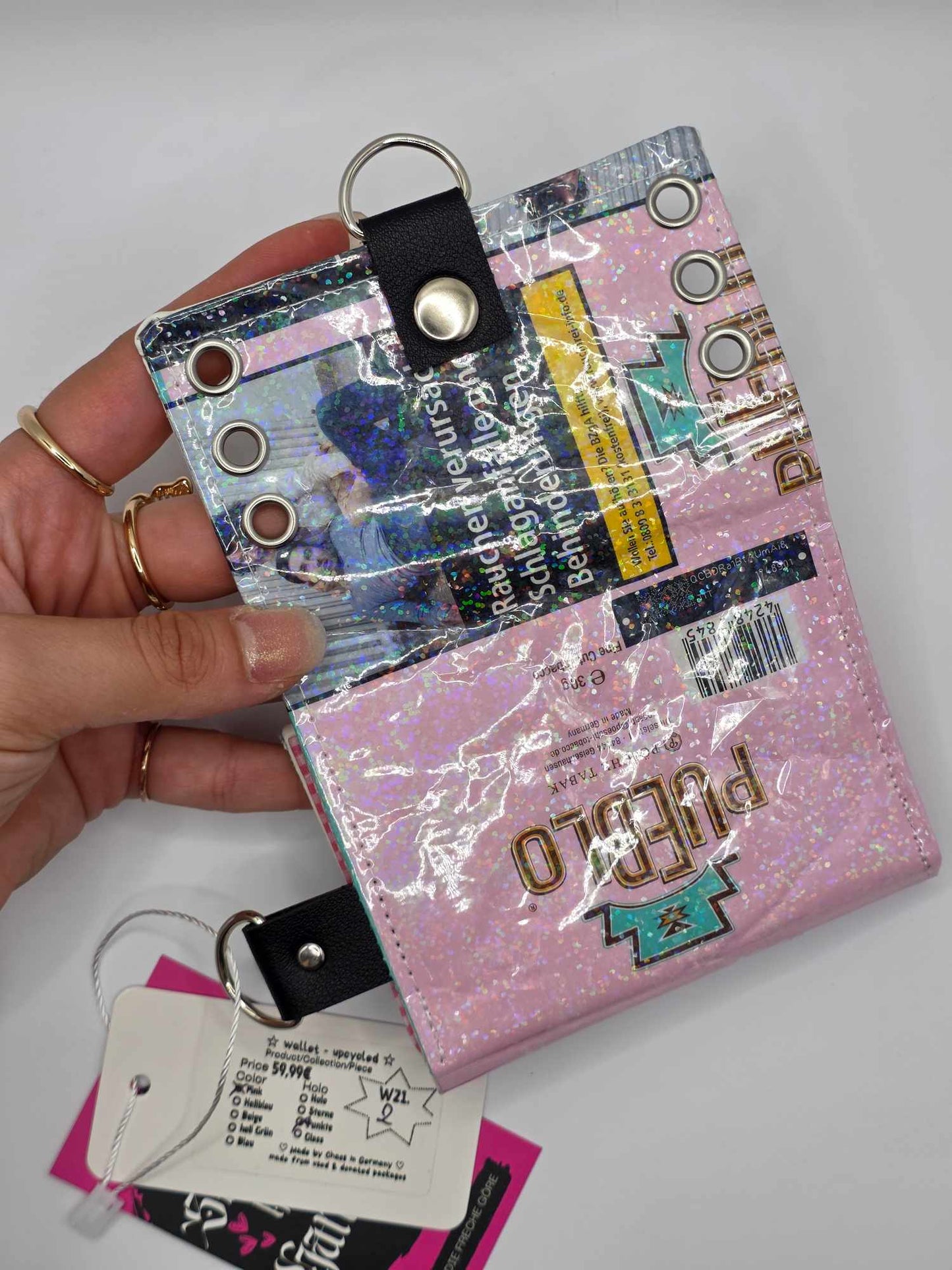 W21.2 wallet - upcycled ✨️Pünktchen✨️