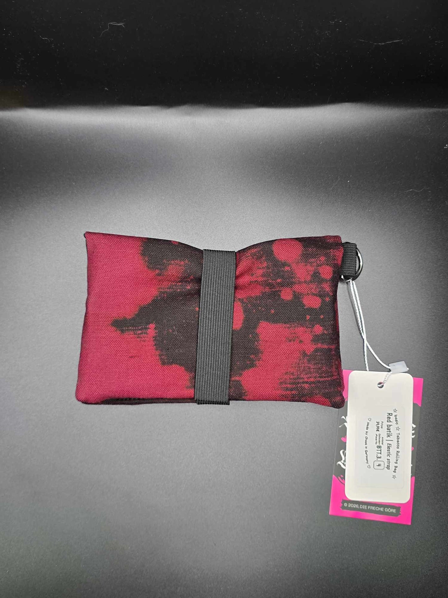 BTT3.4 Basic Tabaktasche - red tie dye