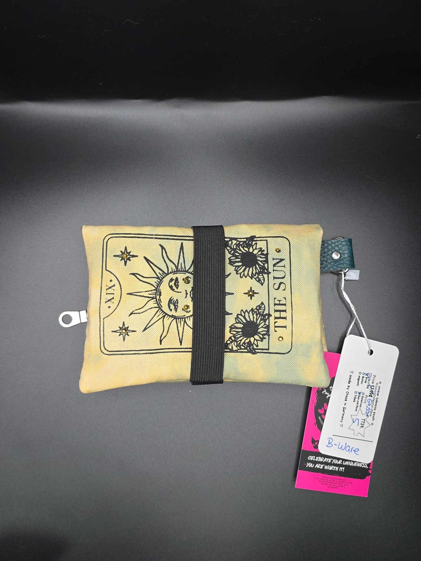 TT14.5 Tabaktasche, Tarot - Rhinestones (B-Ware)