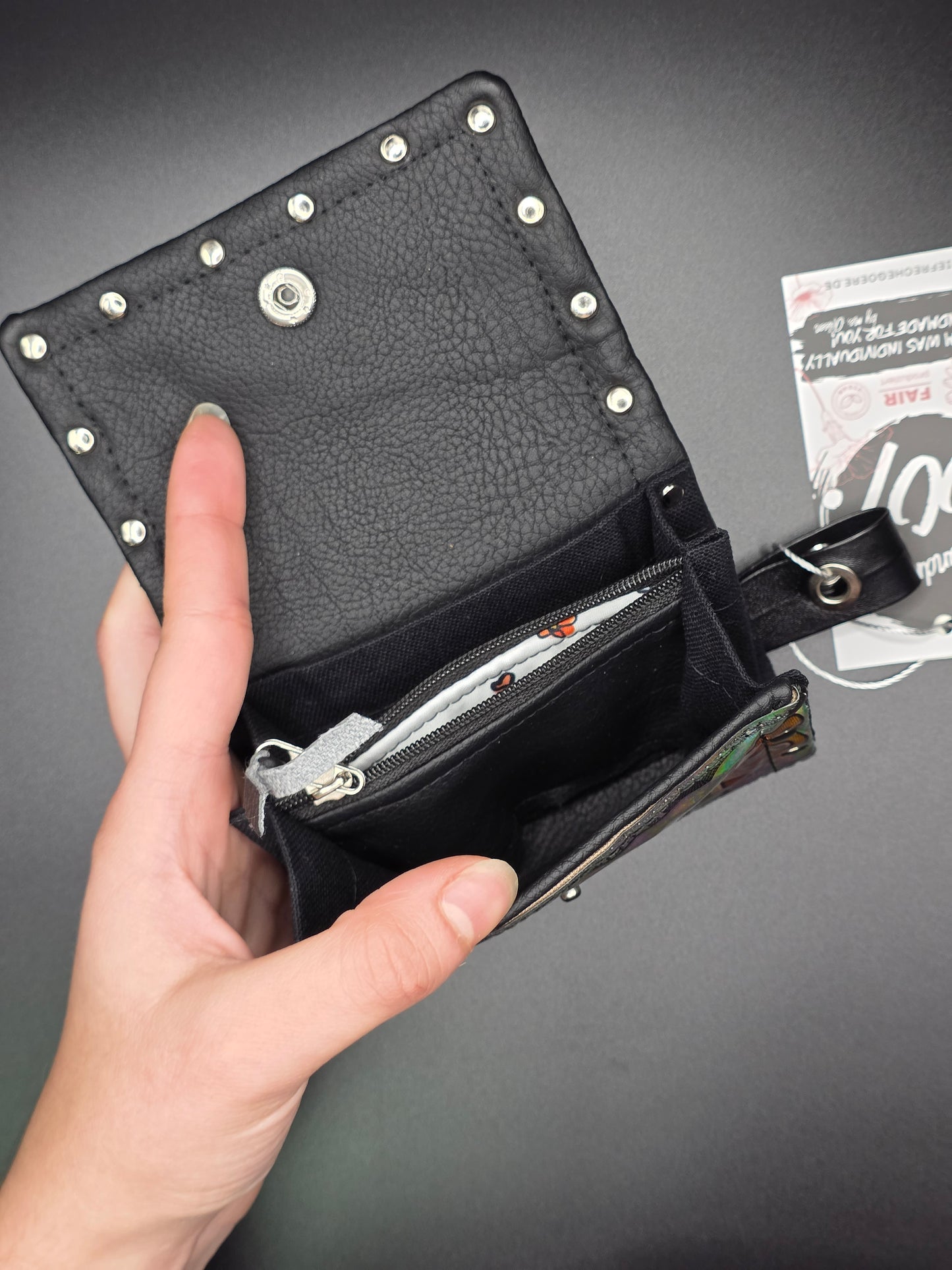 6.5 upcycling wallet - CATS (calibags)