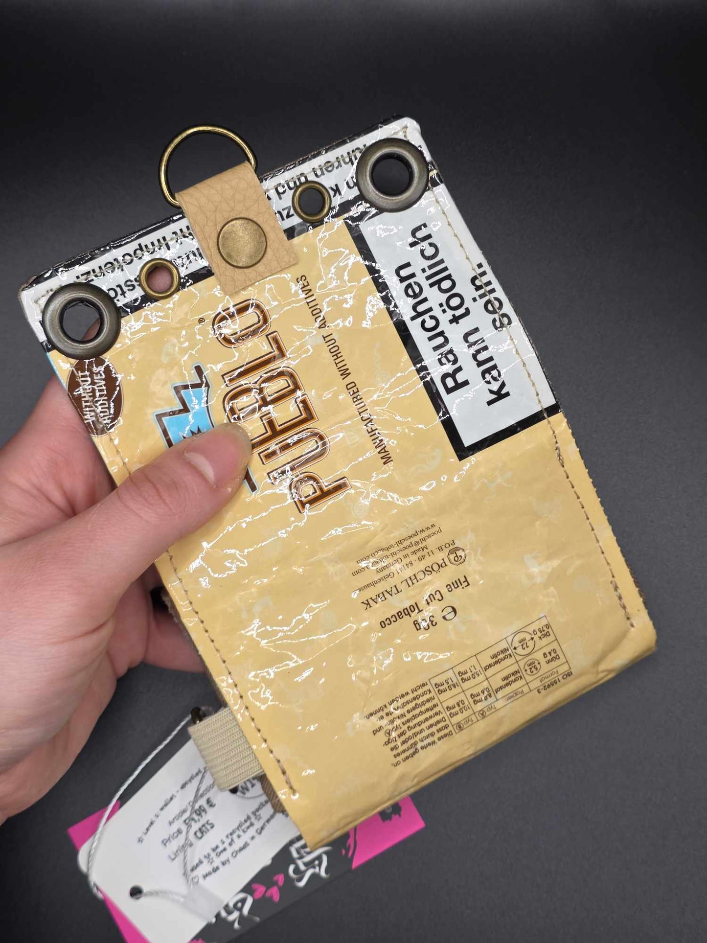 W14.3 wallet - upcycled, cats