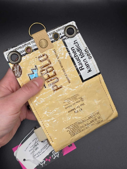 W14.3 wallet - upcycled, cats