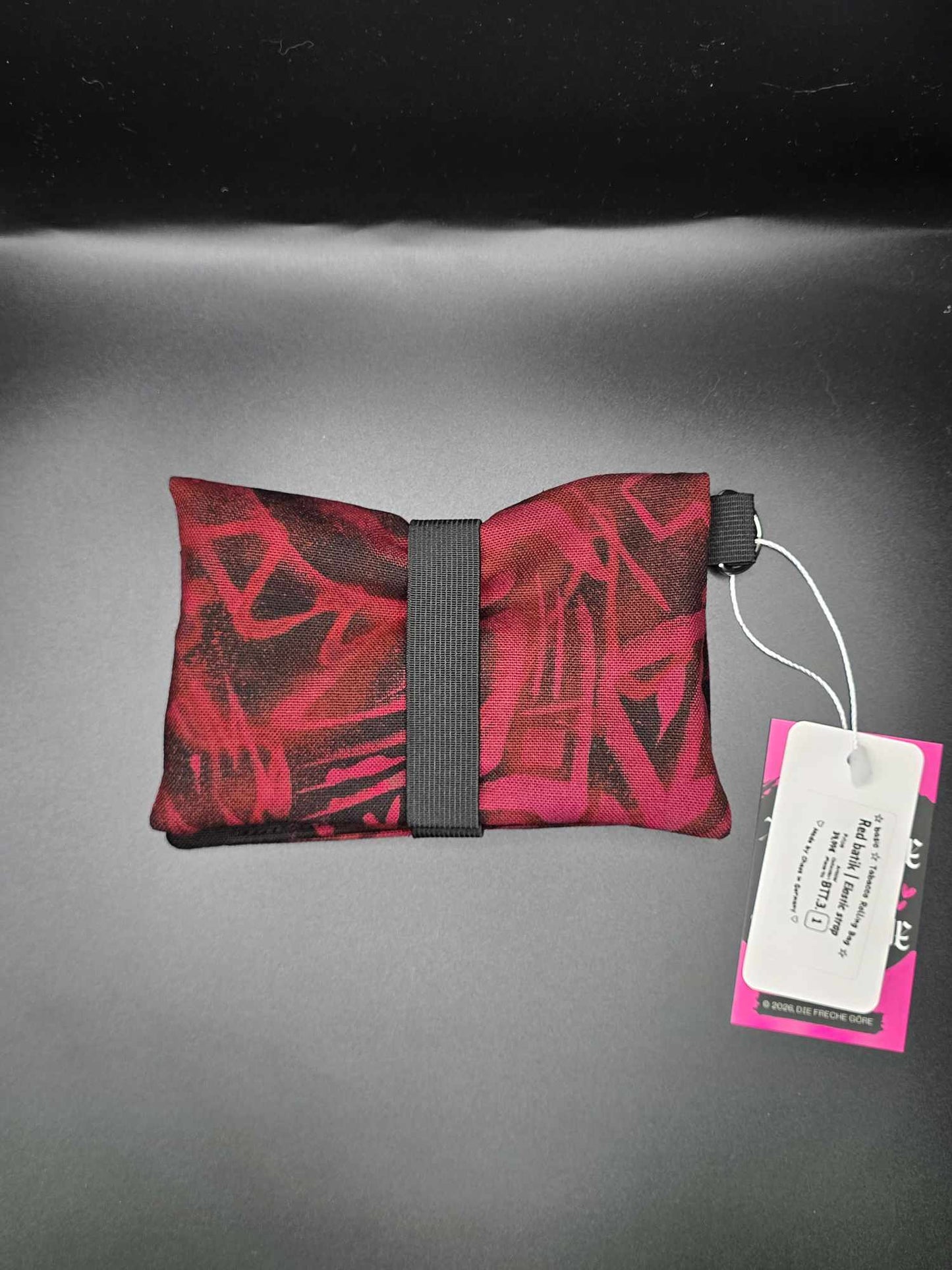 BTT3.1 Basic Tabaktasche - red tie dye