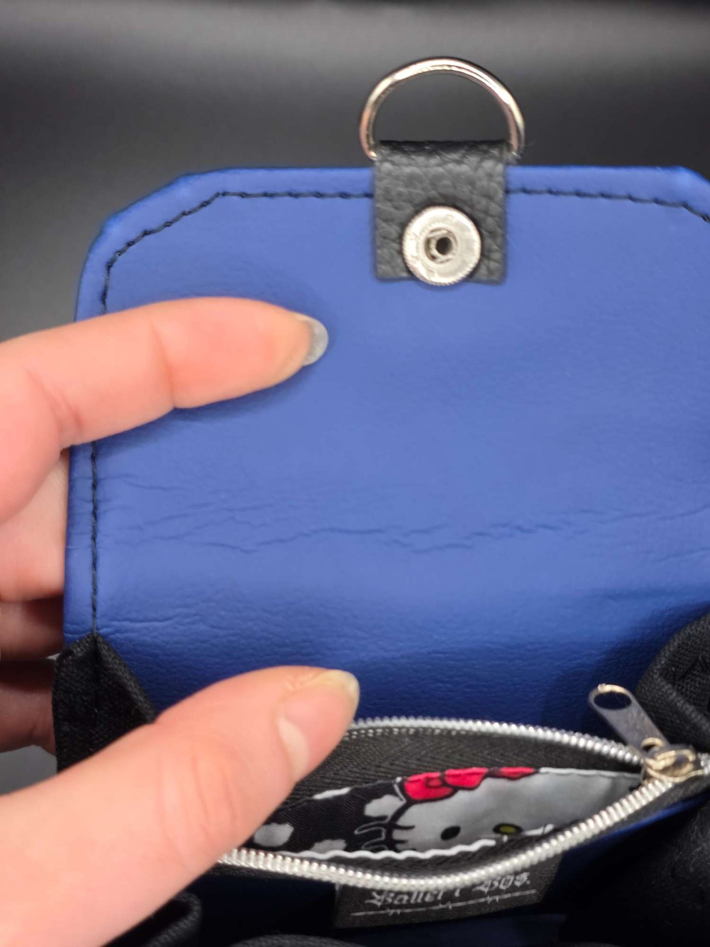 W12.5 wallet - upcycled, Hallo Katze