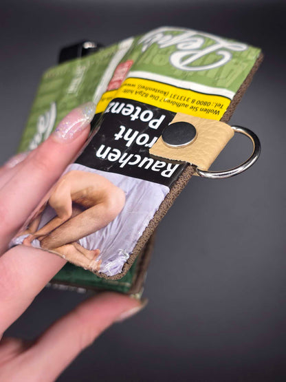 W11.11 wallet - upcycled, Cats inside *B-stock*