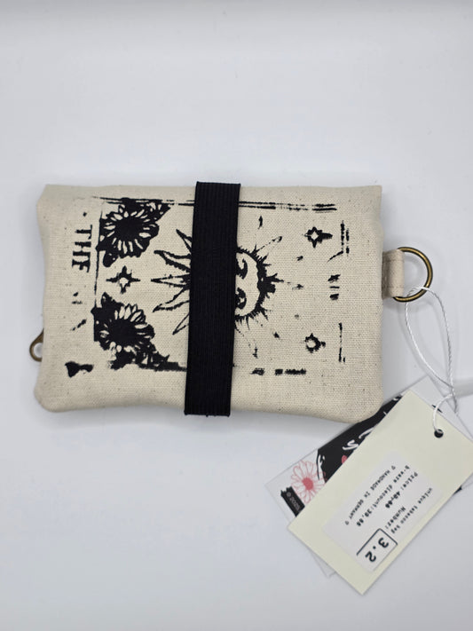 3.2 Tabacco pouch, Sun&Moon Tarot, beige (B-Ware*)