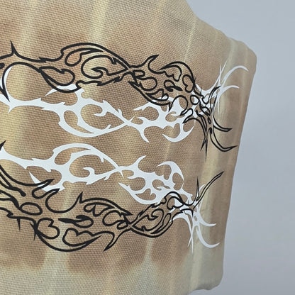 Batik „Tribals" Tabaktasche Nr. 3 (Juni) - hidden cats