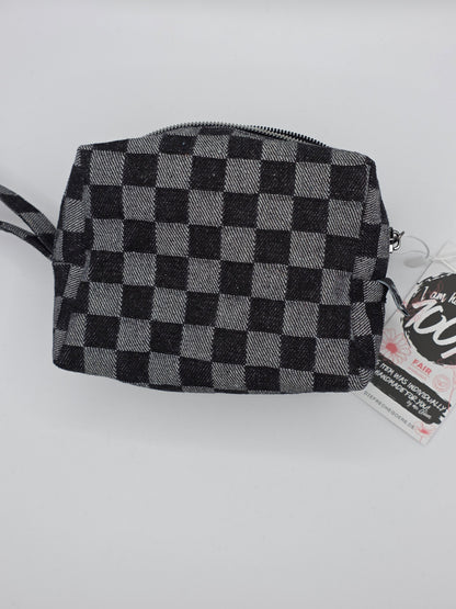 Boxy Bag - Chess - Black/Gray