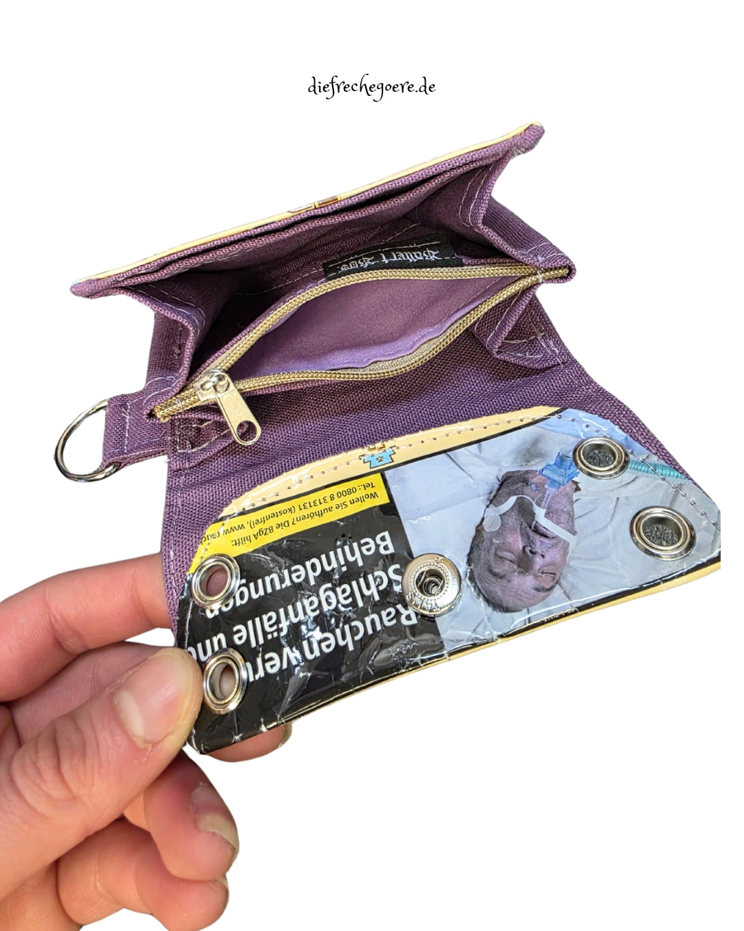 GREEN - petrol/grün - Geldbeutel (Upcycled Trash) Nr. 1