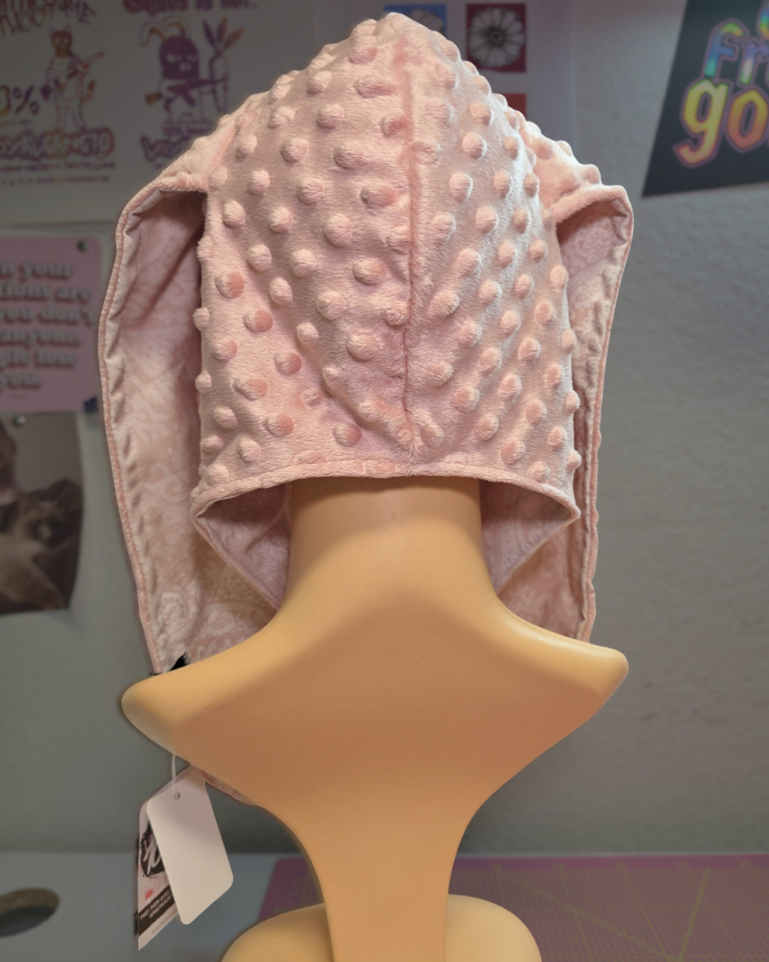 Bunny Bonnet Hat, test piece