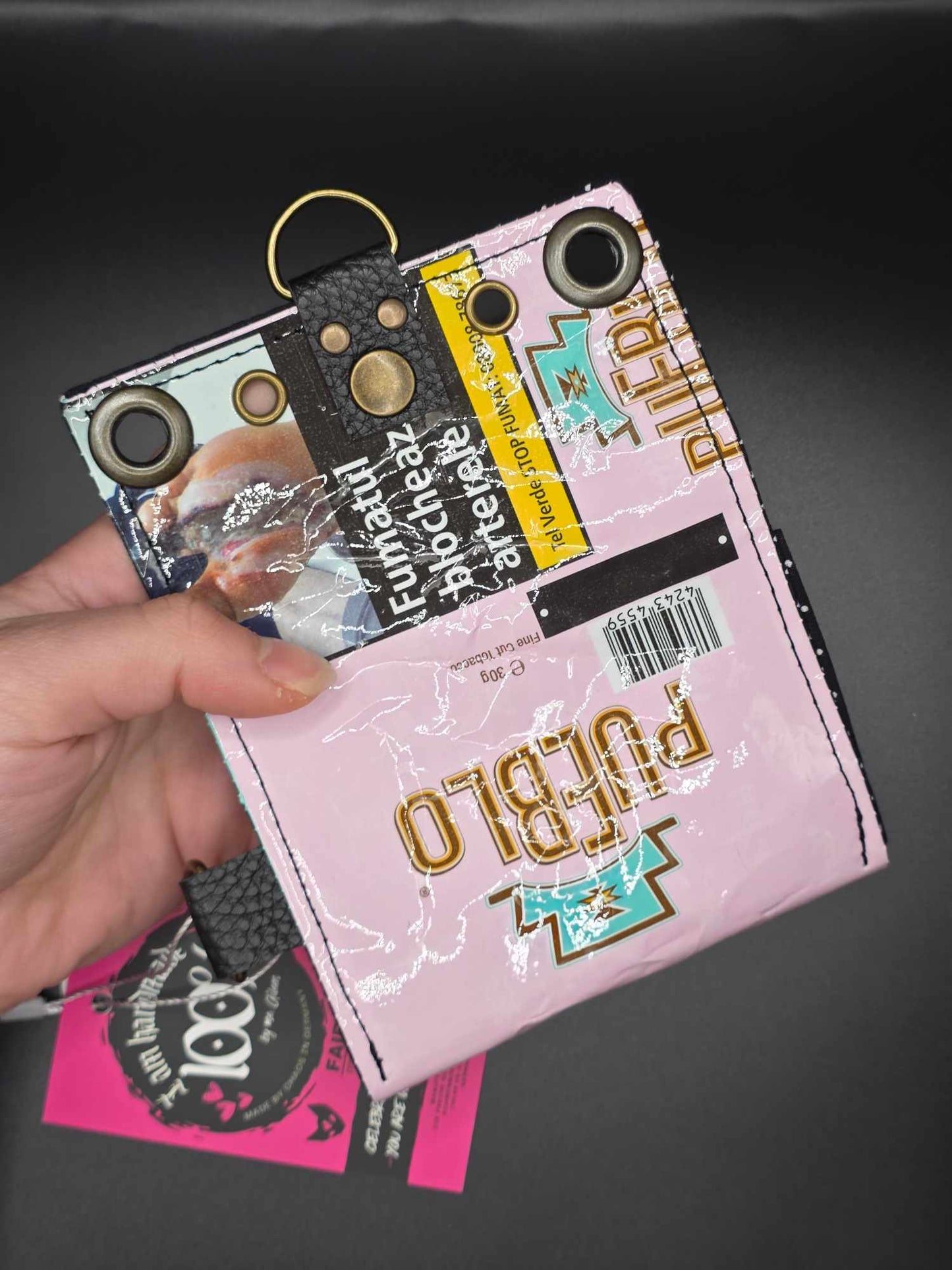 W16.5 wallet - upcycled, cats