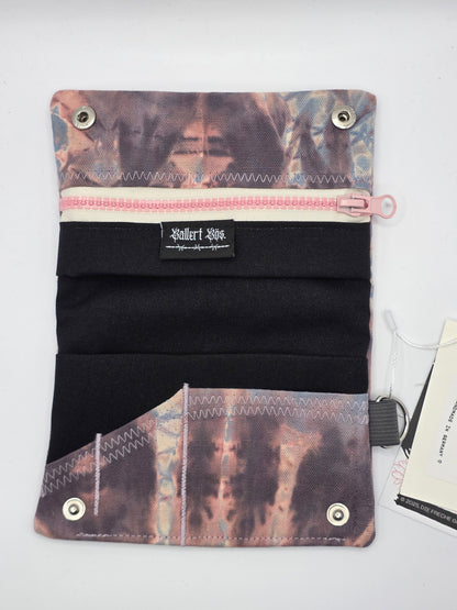 3.11 Tabacco pouch, Sun&amp;Moon Tarot, gray batik