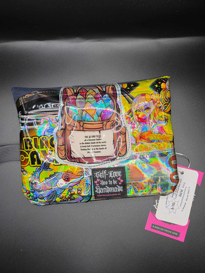 TB2.4 Trippy Zip Bag - upcycled, dunkelblau