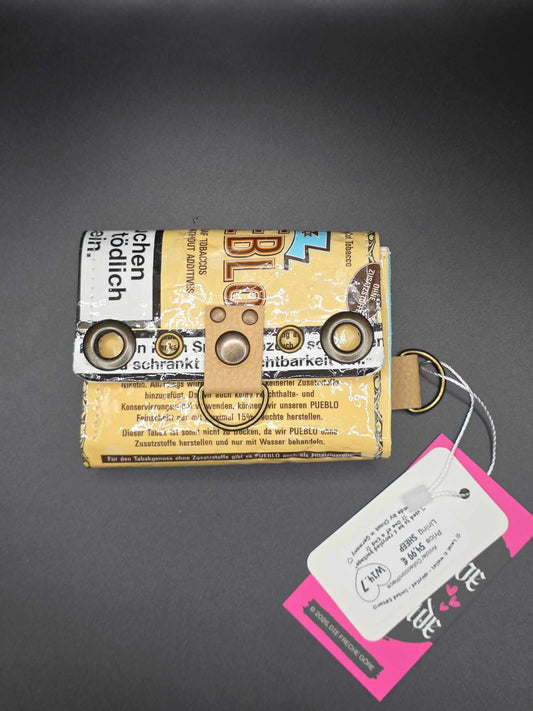 W14.7 wallet - upcycled, sheep