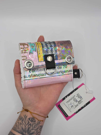 W19.2 wallet - upcycled ✨️holo✨️