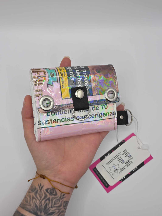 W19.2 wallet - upcycled ✨️holo✨️