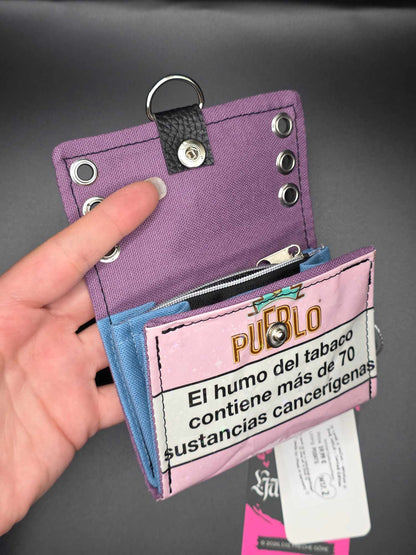 W17.2 wallet - upcycled, points ✨️holo stars✨️