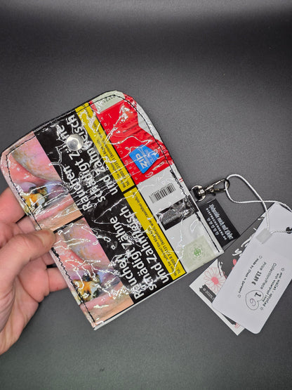 Mini wallets, red - Upcycled