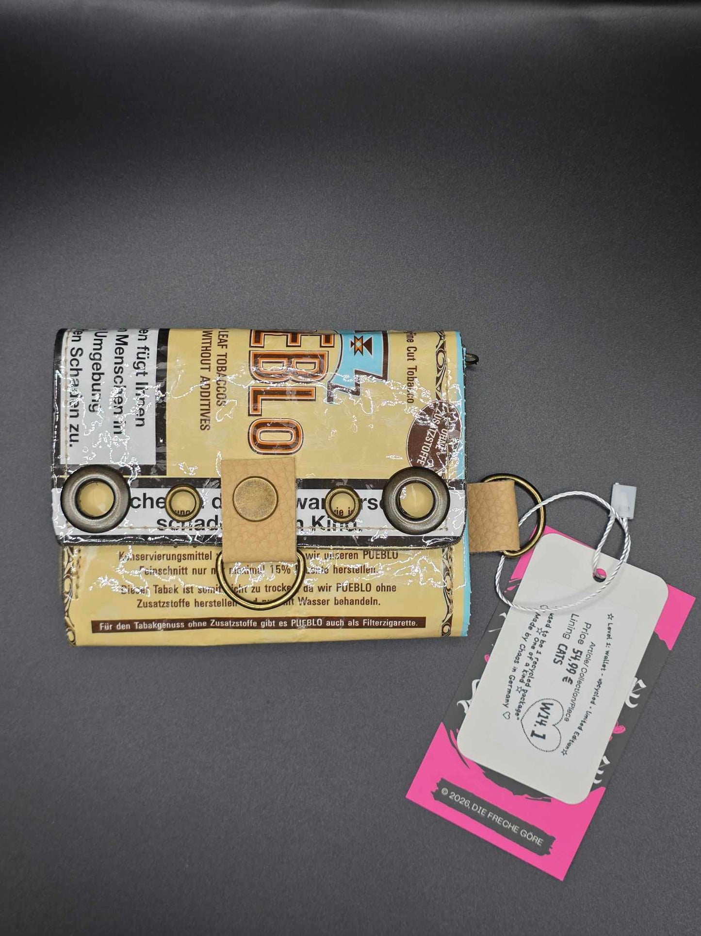 W14.1 wallet - upcycled, cats