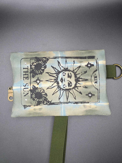TT13.8 Tabacco pouch, Tarot cards - Rhinestones