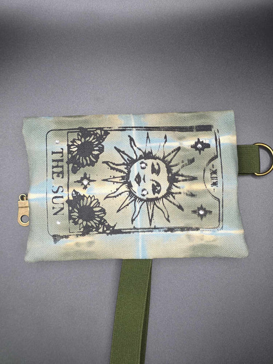 TT13.8 Tabacco pouch, Tarot cards - Rhinestones