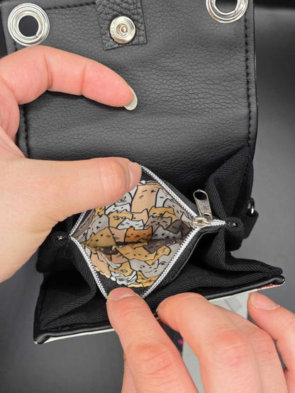 W17.13 wallet - upcycled, cats