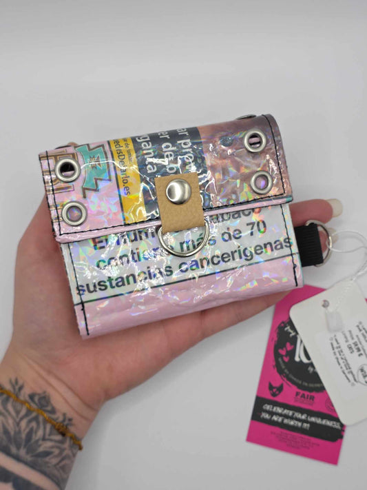 W18.3 wallet - upcycled ✨️holo glas✨️