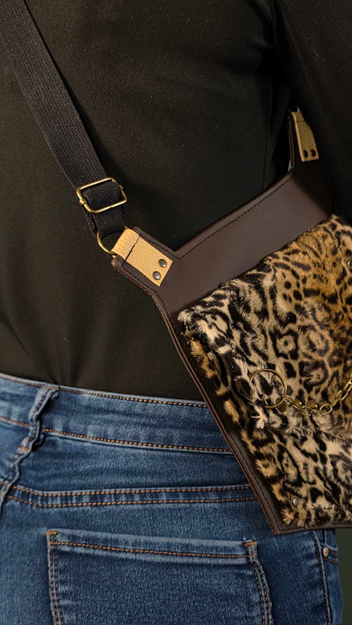 HB1.3 Holster Bag, brown leo