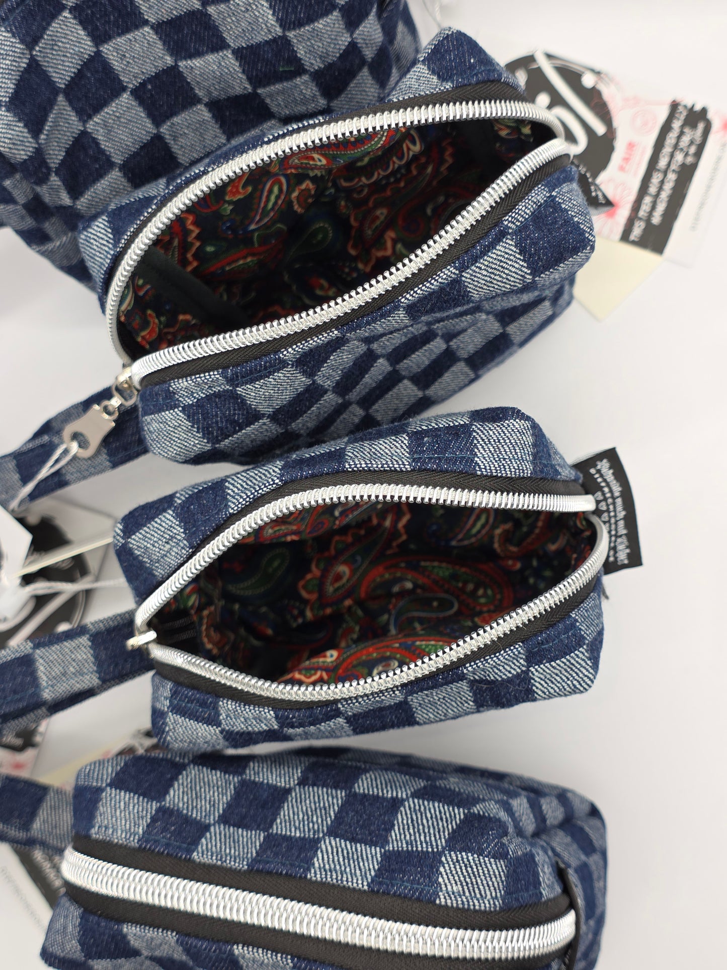 Boxy Bag - Chess - blue