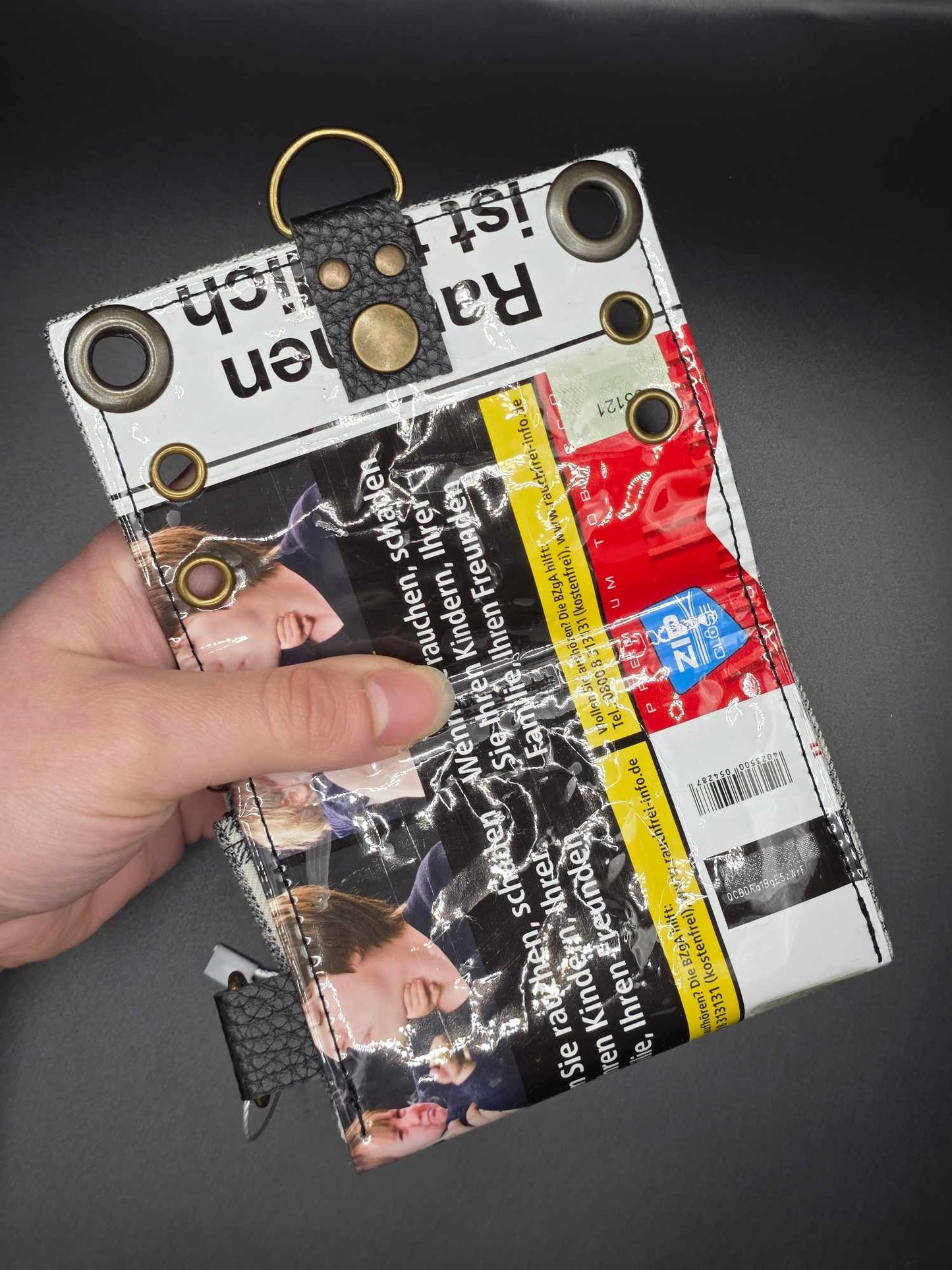 W16.12 wallet - upcycled, cats