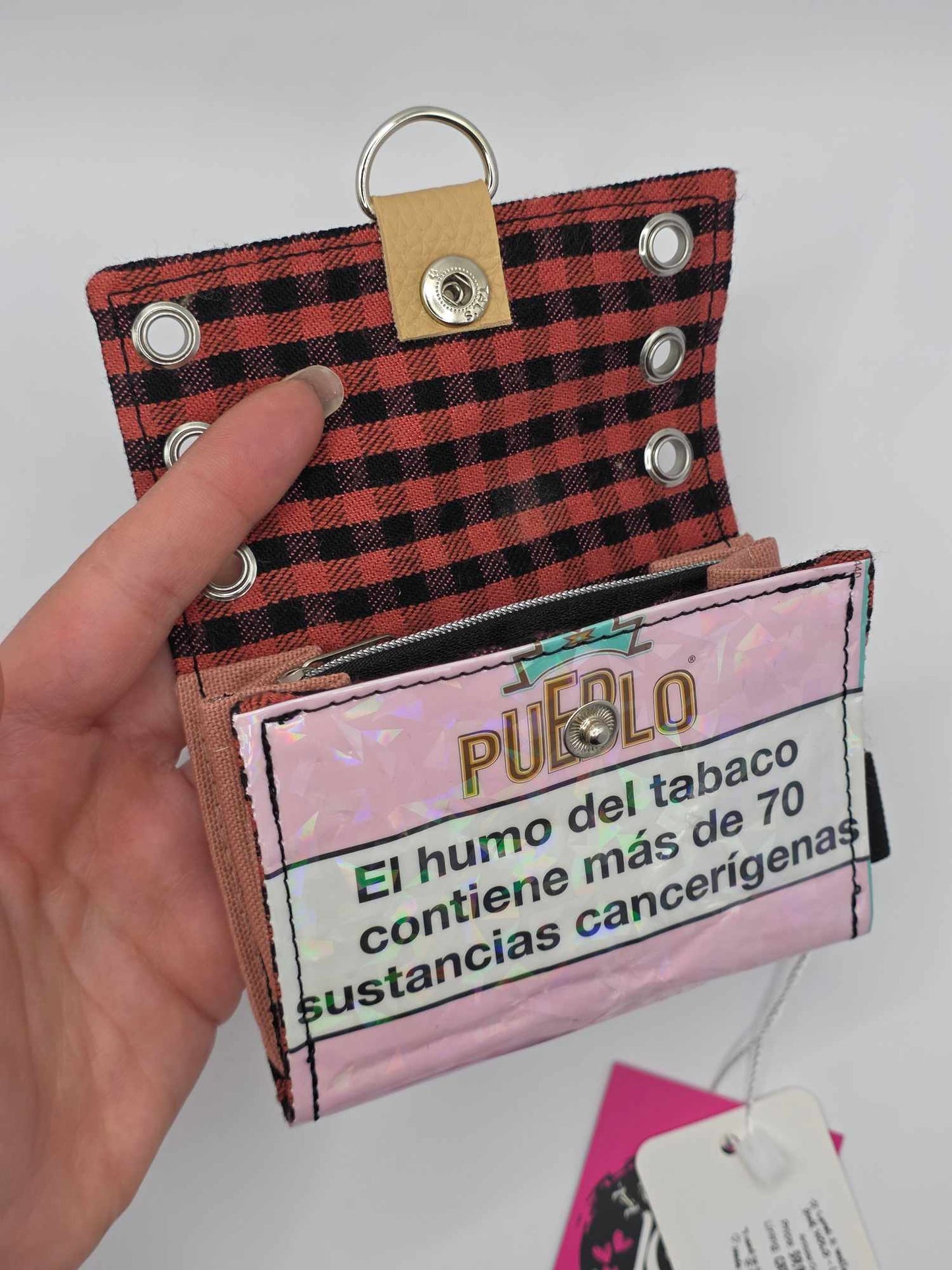 W18.3 wallet - upcycled ✨️holo glas✨️