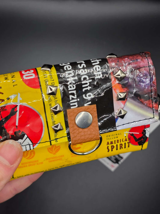 W12.4 wallet - upcycled, Hallo Katze