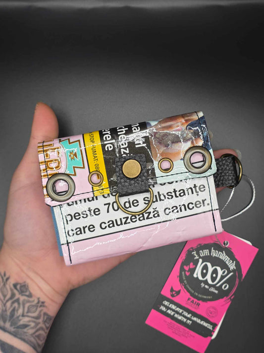 W16.4 wallet - upcycled, cats