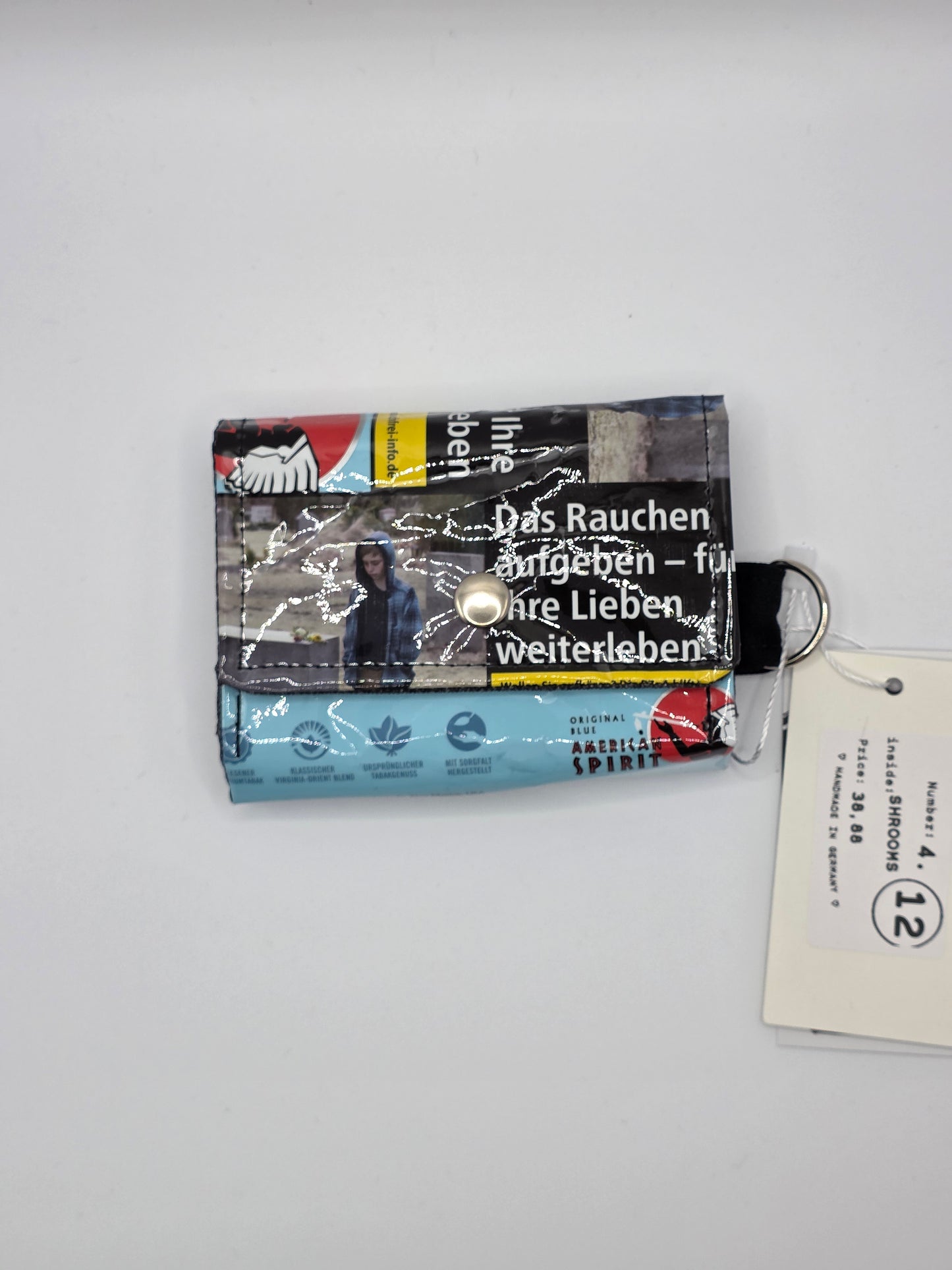4.12 upcycling wallet, shrooms