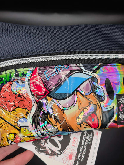 TB1.4 Trippy Zip Bag - upcycled