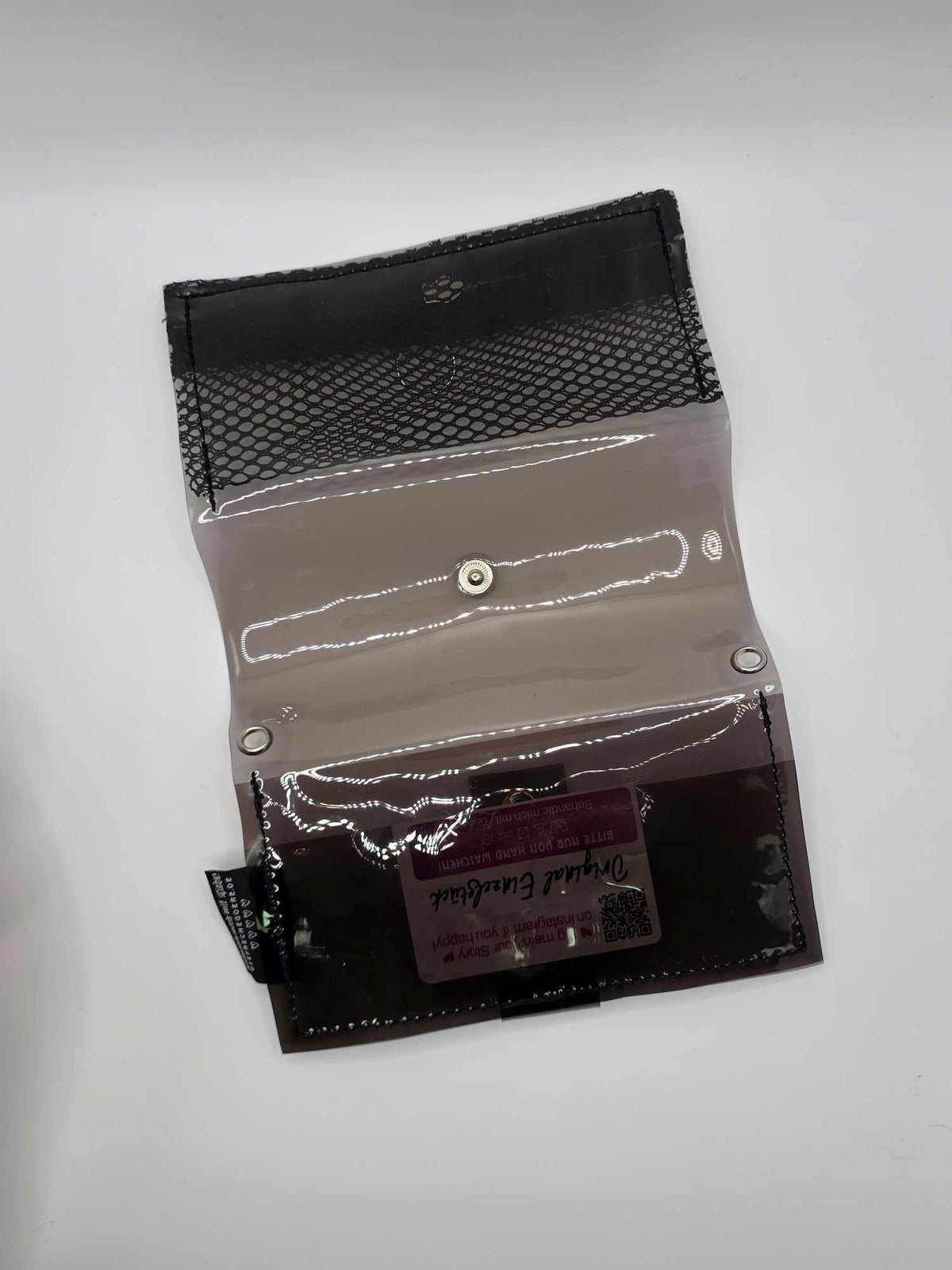 Jelly Tabakbeutel, Transparent, schwarz