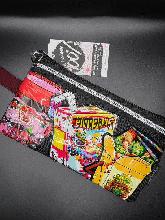 TB1.5 Trippy Zip Bag - upcycled