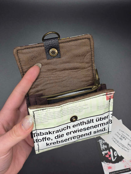 W11.6 wallet - upcycled, Cats inside