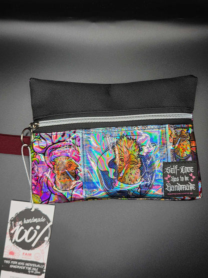 TB1.2 Trippy Zip Bag - upcycled