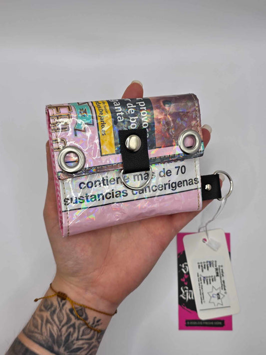 W19.4 wallet - upcycled ✨️holo broken glass✨️
