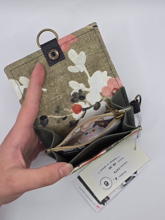 4.6 upcycling wallet, Cats