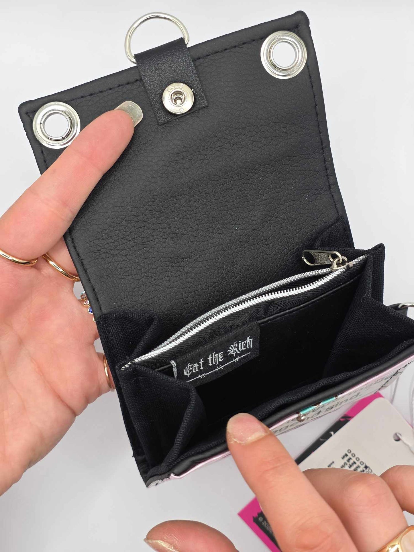 W21.3 wallet - upcycled ✨️Pünktchen✨️