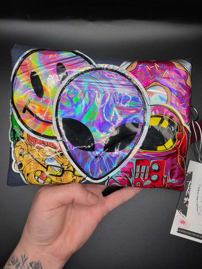 TB1.4 Trippy Zip Bag - upcycled